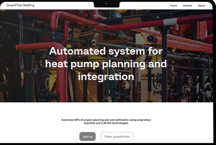 GreenFlow Heating portal: automated system for heat pump planning and integration
